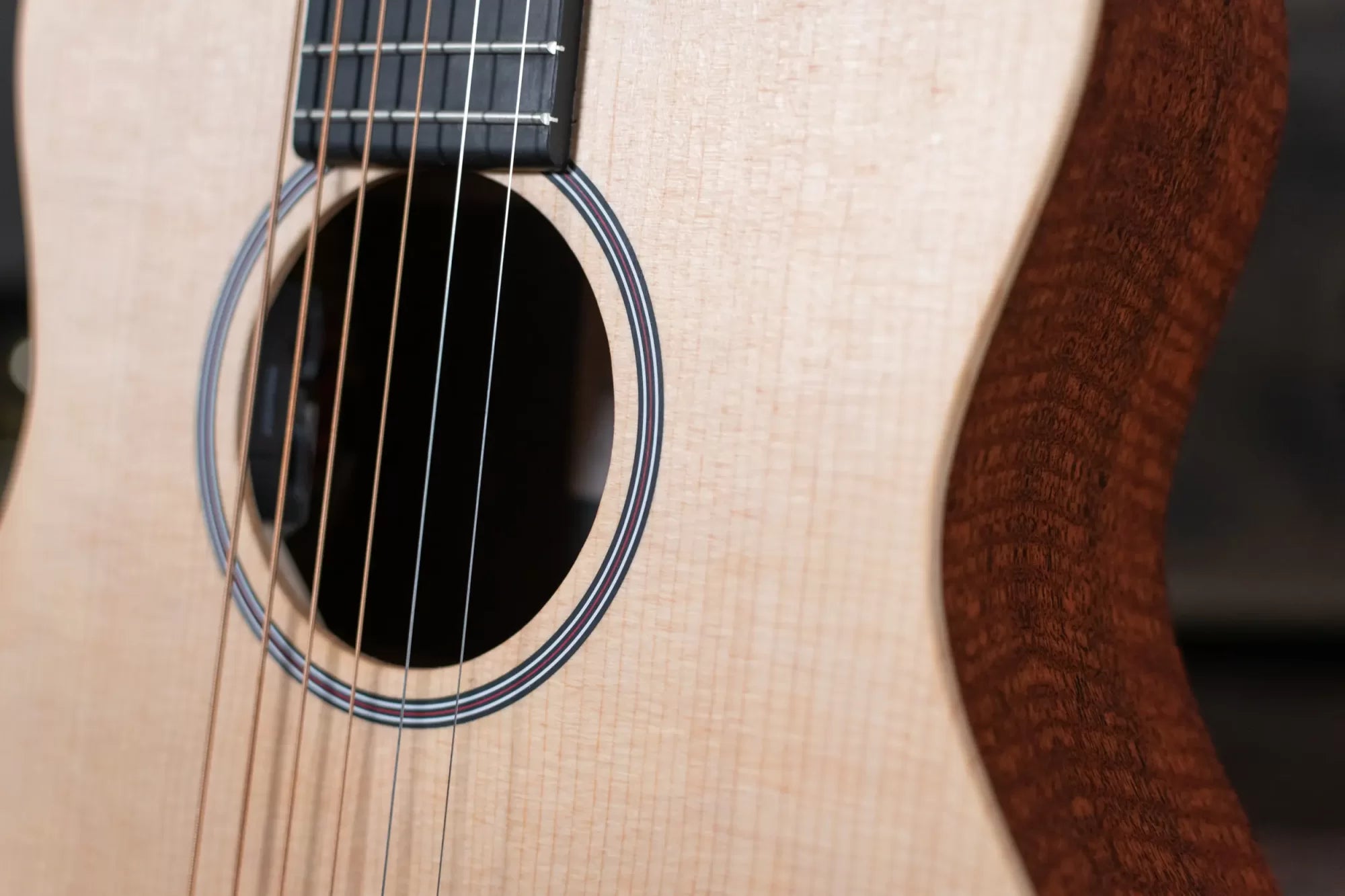 Martin LX1E Little Martin Acoustic/Electric Guitar - Natural with Gig Bag