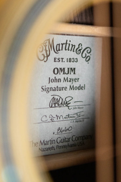 Martin OMJM John Mayer Signature Acoustic/Electric Guitar with Hardshell Case