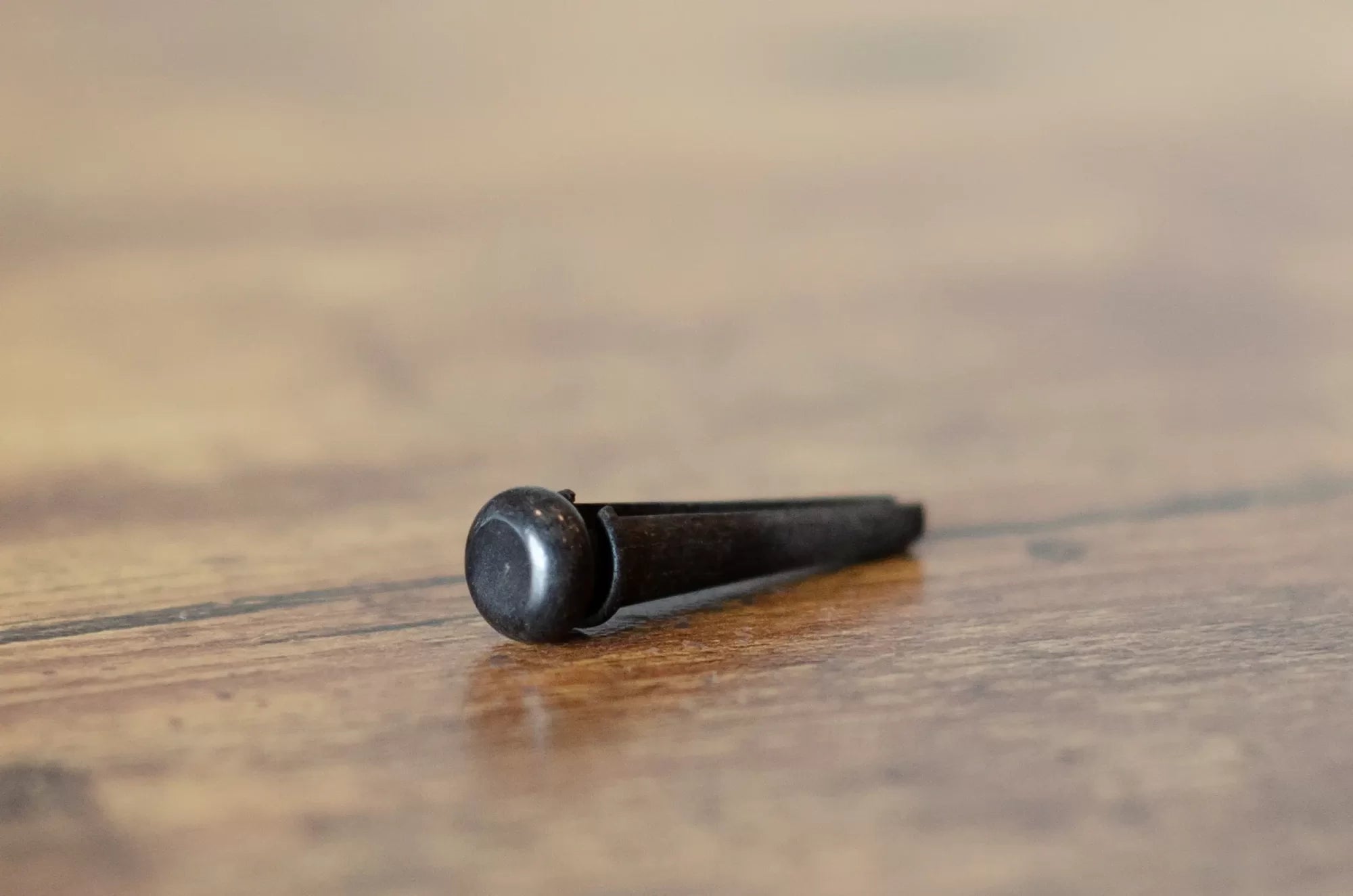 Martin Plain Bridge & Endpins - Ebony Plain