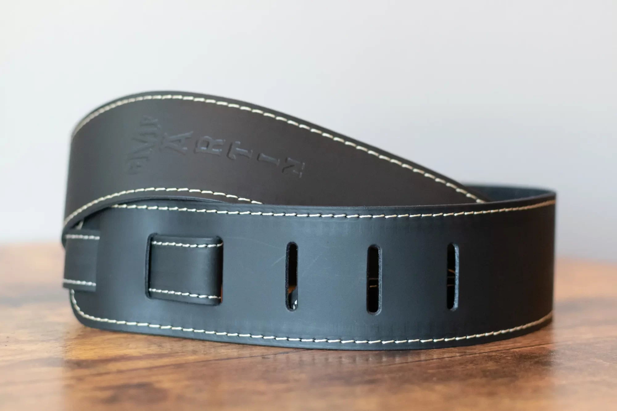 Martin Slim Leather Strap - Black