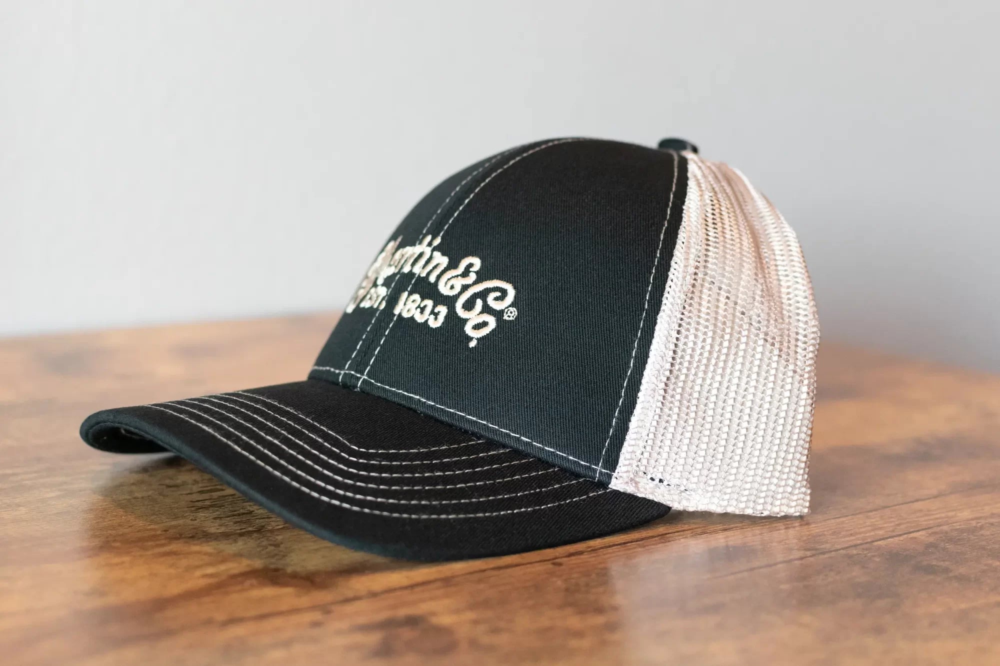 Martin Trucker Hat, Black/Tan