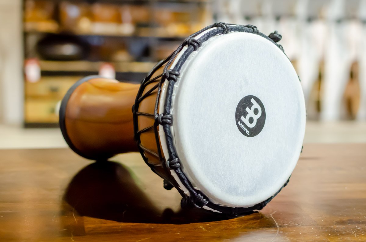 Meinl 7" Junior Djembe Twisted Amber