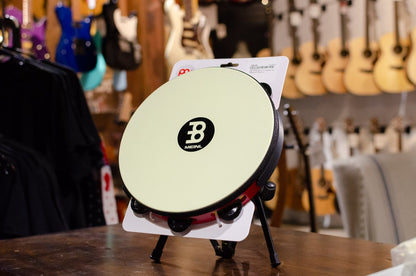 Meinl TAH1BK-R-TF Headed Tour Tambourine Black Steel Jingles