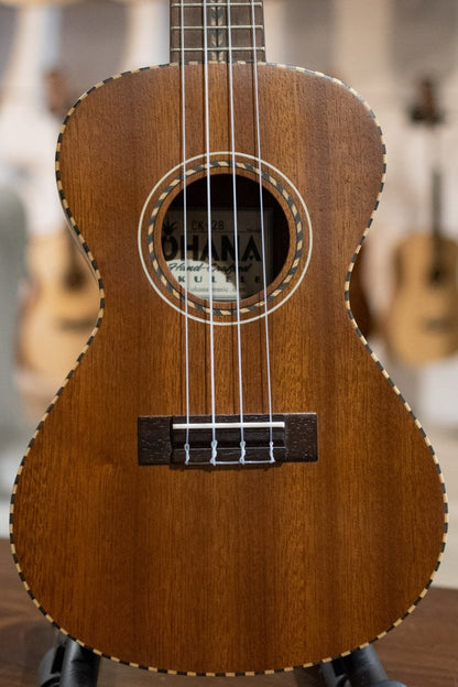 Ohana CK-28 Solid Mahogany Portuguese Style Concert Ukulele - Floor Model