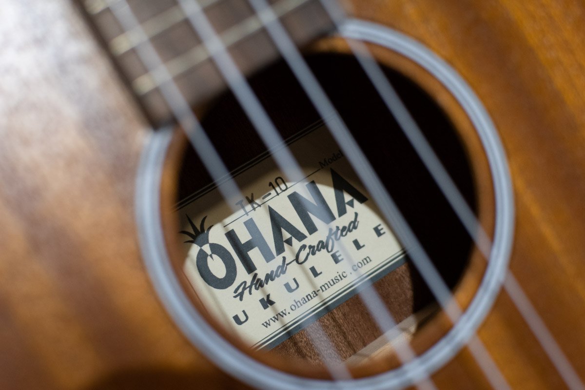 Ohana TK-10 Tenor Ukulele Starter Pack - Floor Model