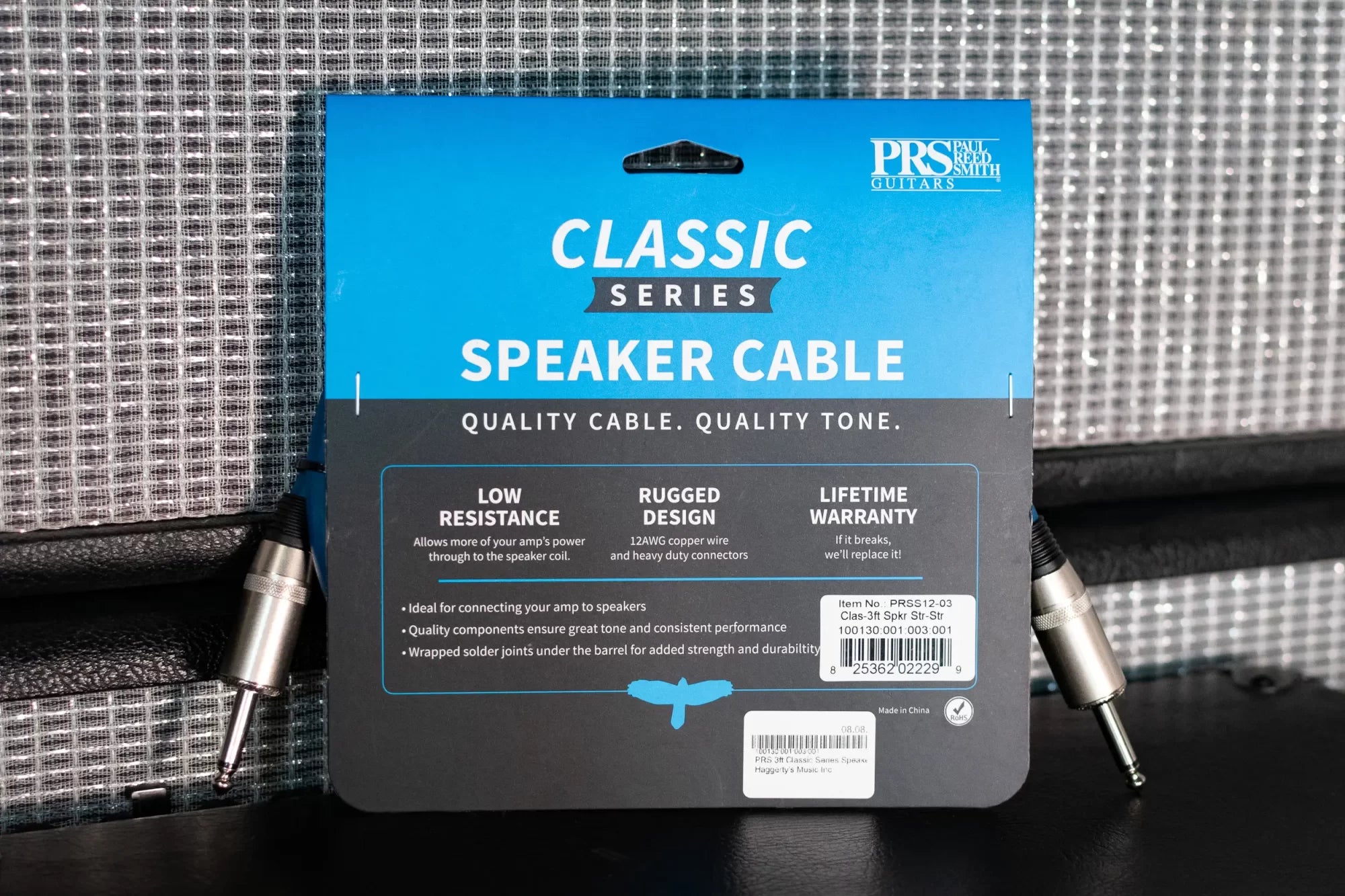 new PRS 3ft Classic Series Speaker Cable haggertys 4