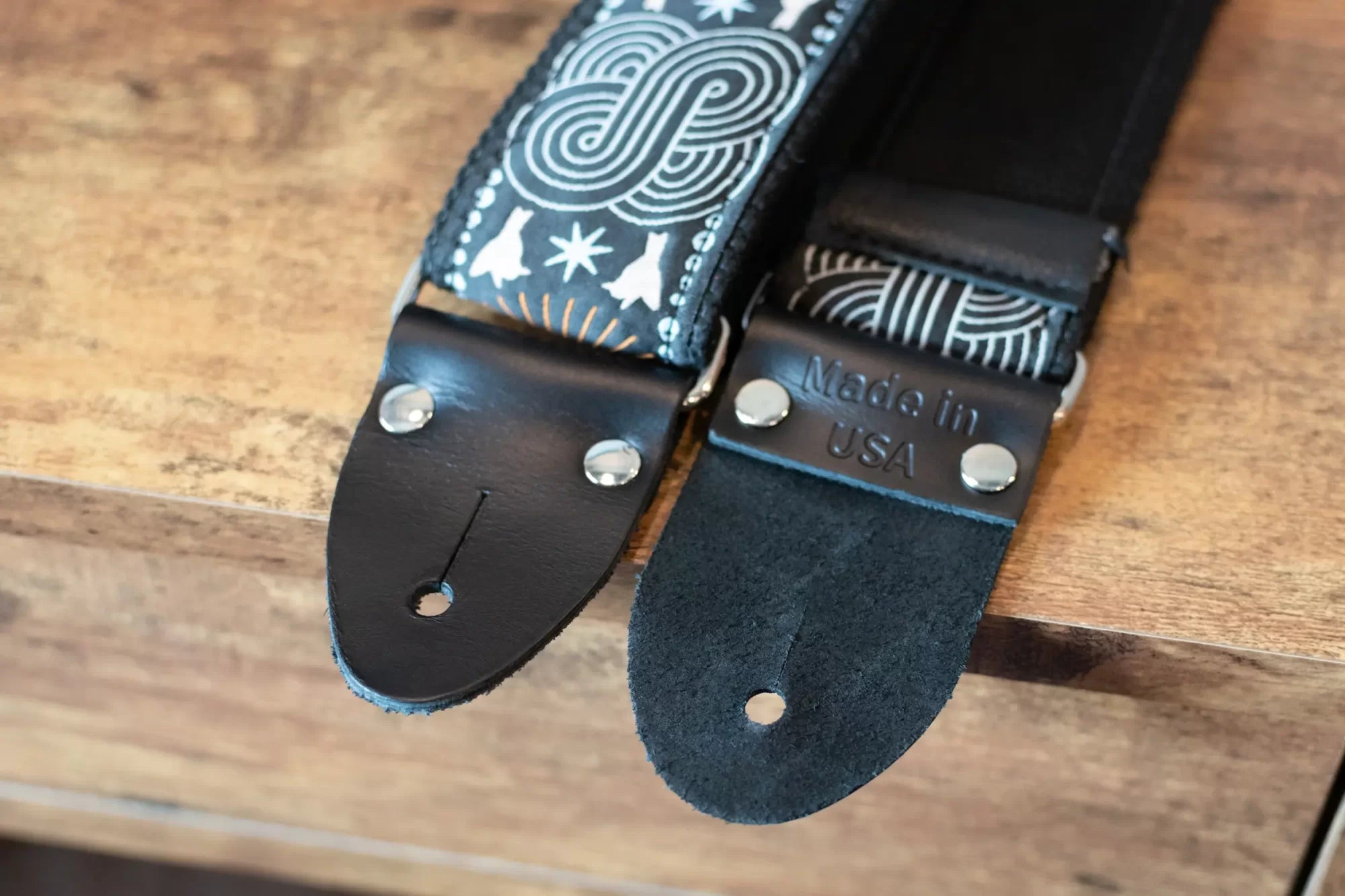 PRS Deluxe Retro Guitar Strap with Custom Jacquard - Beige Birds