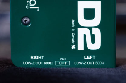 new Radial Engineering ProD2 Stereo Passive Direct Box haggertys 2