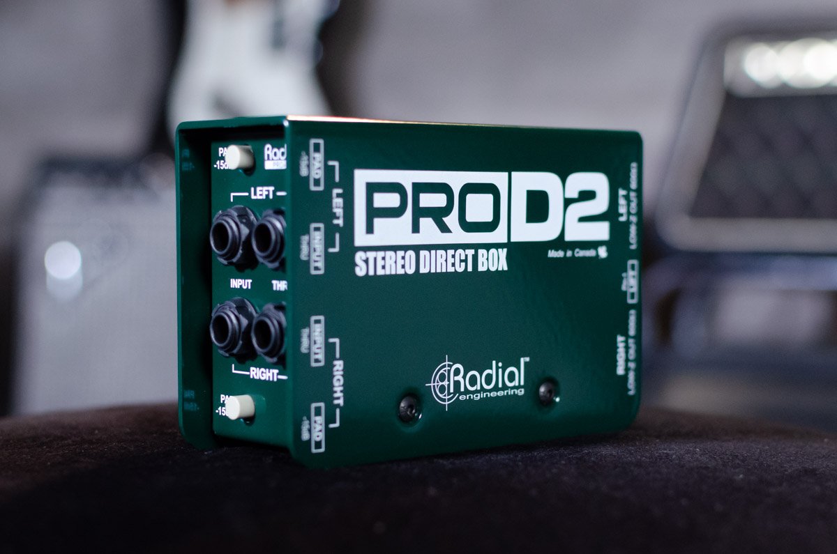 new Radial Engineering ProD2 Stereo Passive Direct Box haggertys 7