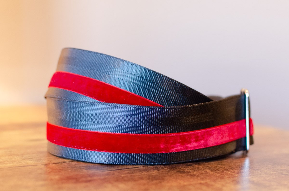 Souldier Racing Stripe Red Guitar Strap