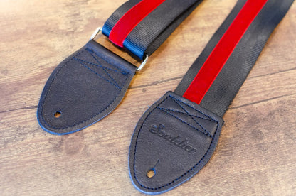 Souldier Racing Stripe Red Guitar Strap