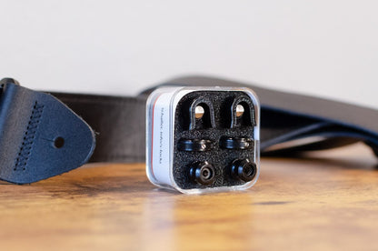 Schaller S-Locks Security Strap Locks - Black Chrome
