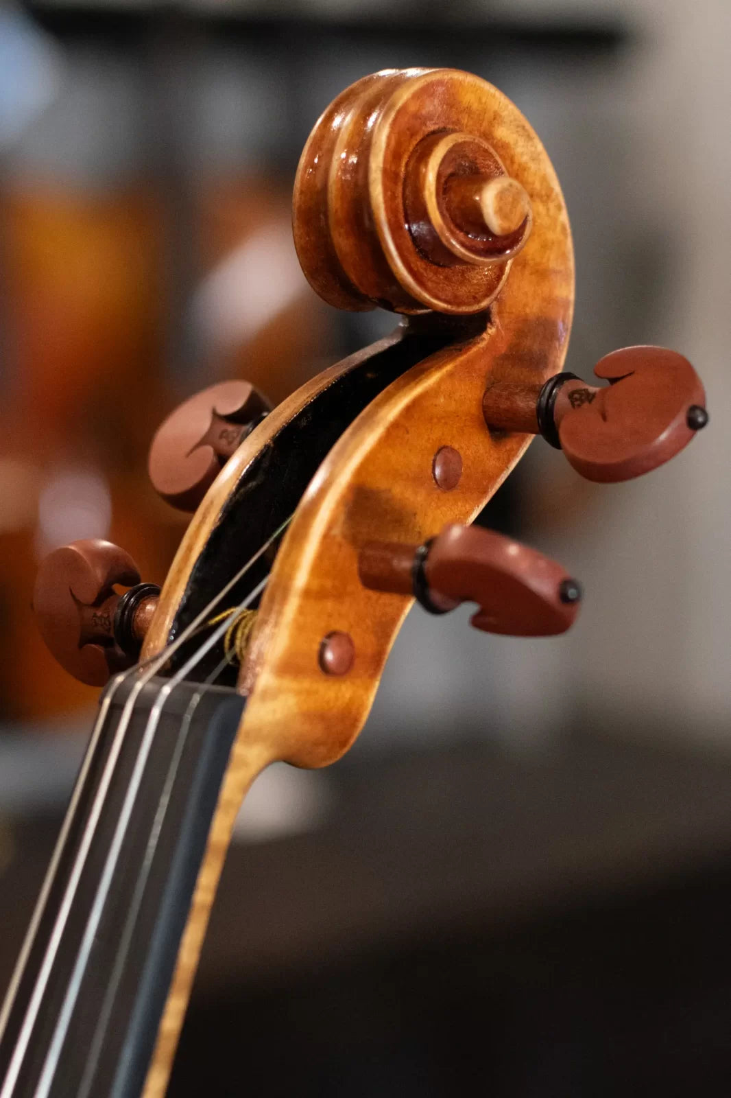 new Scott Shu Kun Cao Superior Bench Violin Ole Bull 1744 haggertys 05