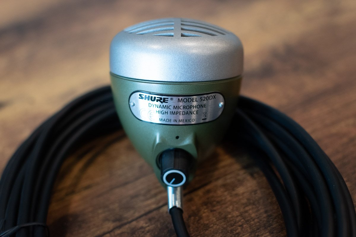 Shure 520DX Green Bullet Harmonica Microphone