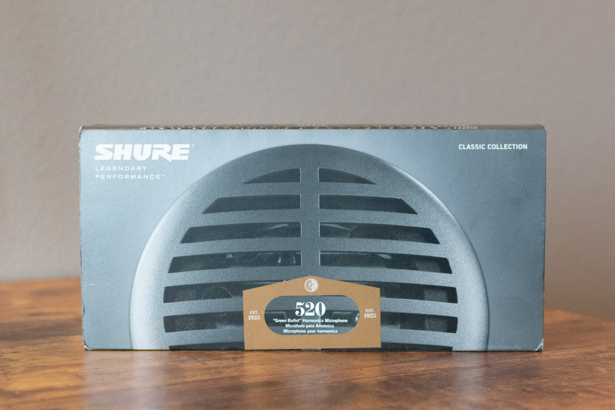 Shure 520DX Green Bullet Harmonica Microphone