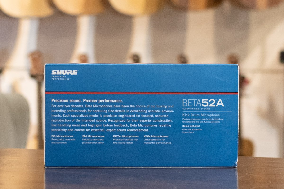 new Shure Beta 52a Kickdrum Microphone haggertys 13