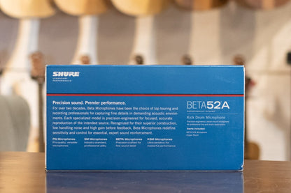 new Shure Beta 52a Kickdrum Microphone haggertys 13