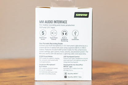 Shure MVi Digital Audio Interface