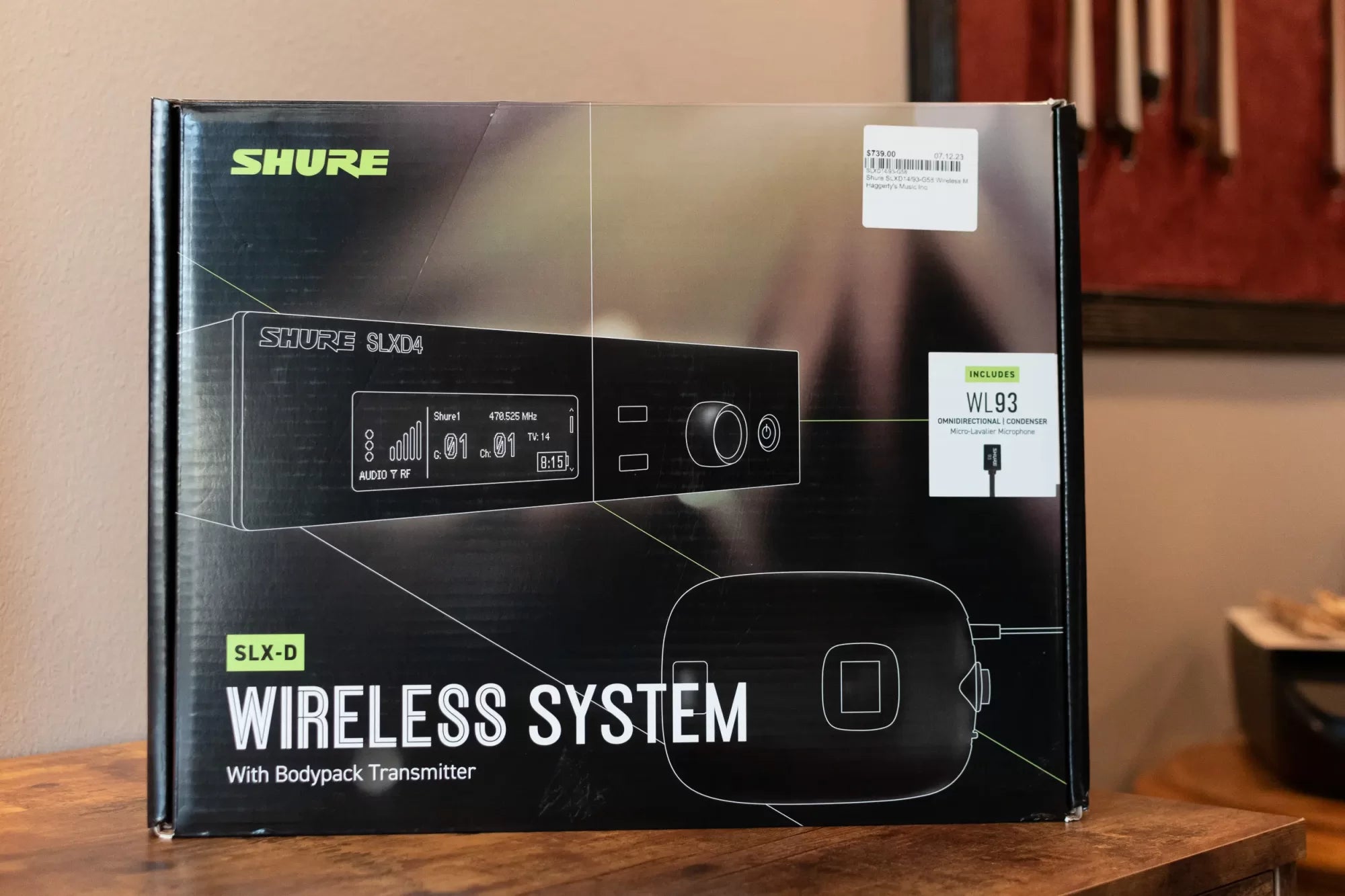 Shure SLXD14/93-G58 Wireless Microphone Combo System