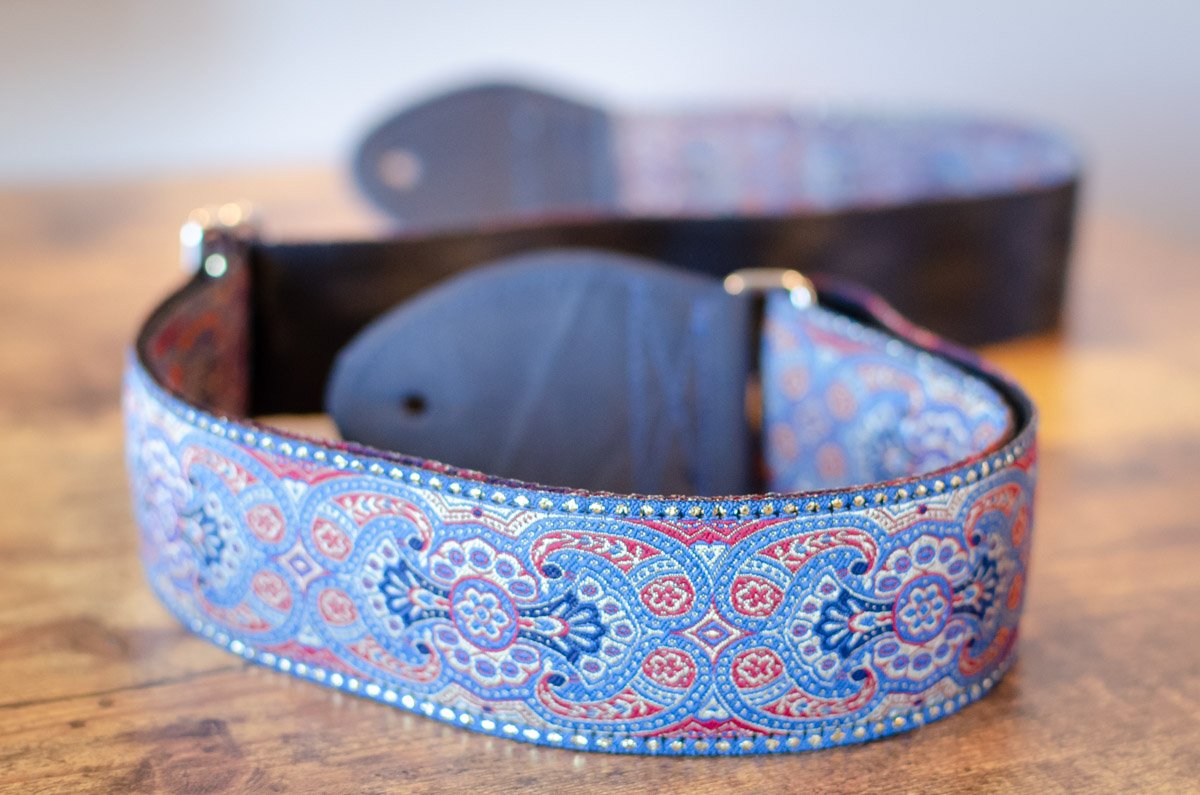 new Souldier Arabesque Indigo Guitar Strap haggertys 3