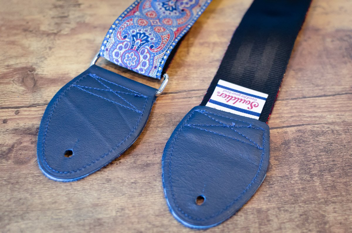 Souldier Classic Series Guitar Strap, Arabesque Indigo