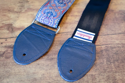 Souldier Classic Series Guitar Strap, Arabesque Indigo