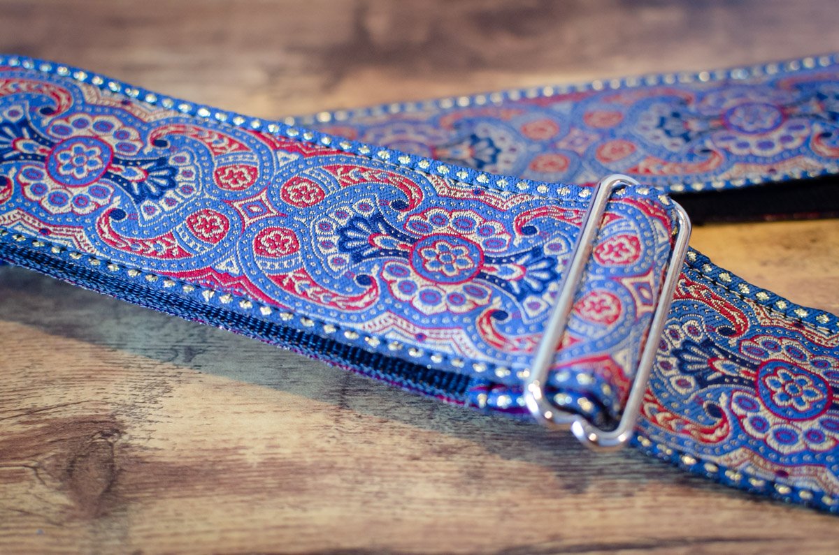 Souldier Classic Series Guitar Strap, Arabesque Indigo