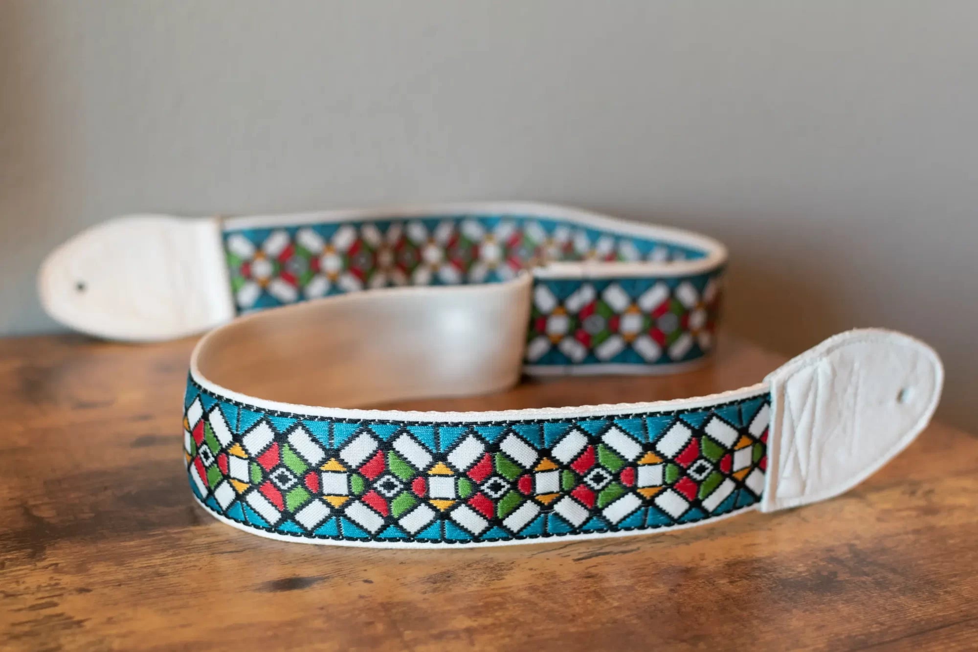 Souldier Classic Guitar Strap Stained Glass - Blue