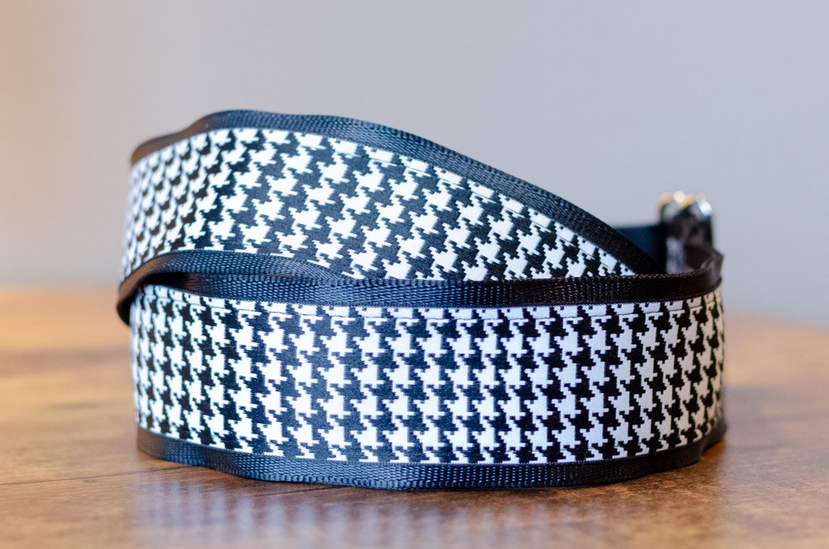 Souldier Classic Series Guitar Strap, Houndstooth White
