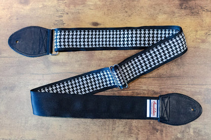 Souldier Classic Series Guitar Strap, Houndstooth White
