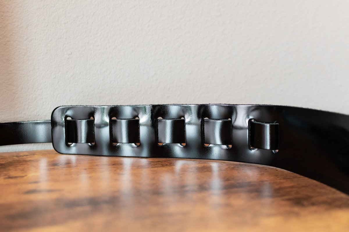 Souldier Torpedo Series Patent Leather Strap, Heavyweight One-Ply