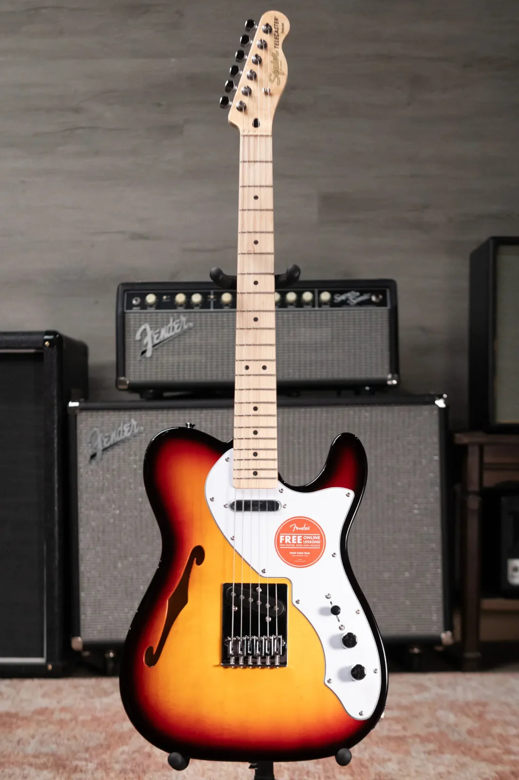 Squier Affinity Series Telecaster Thinline - 3-Color Sunburst