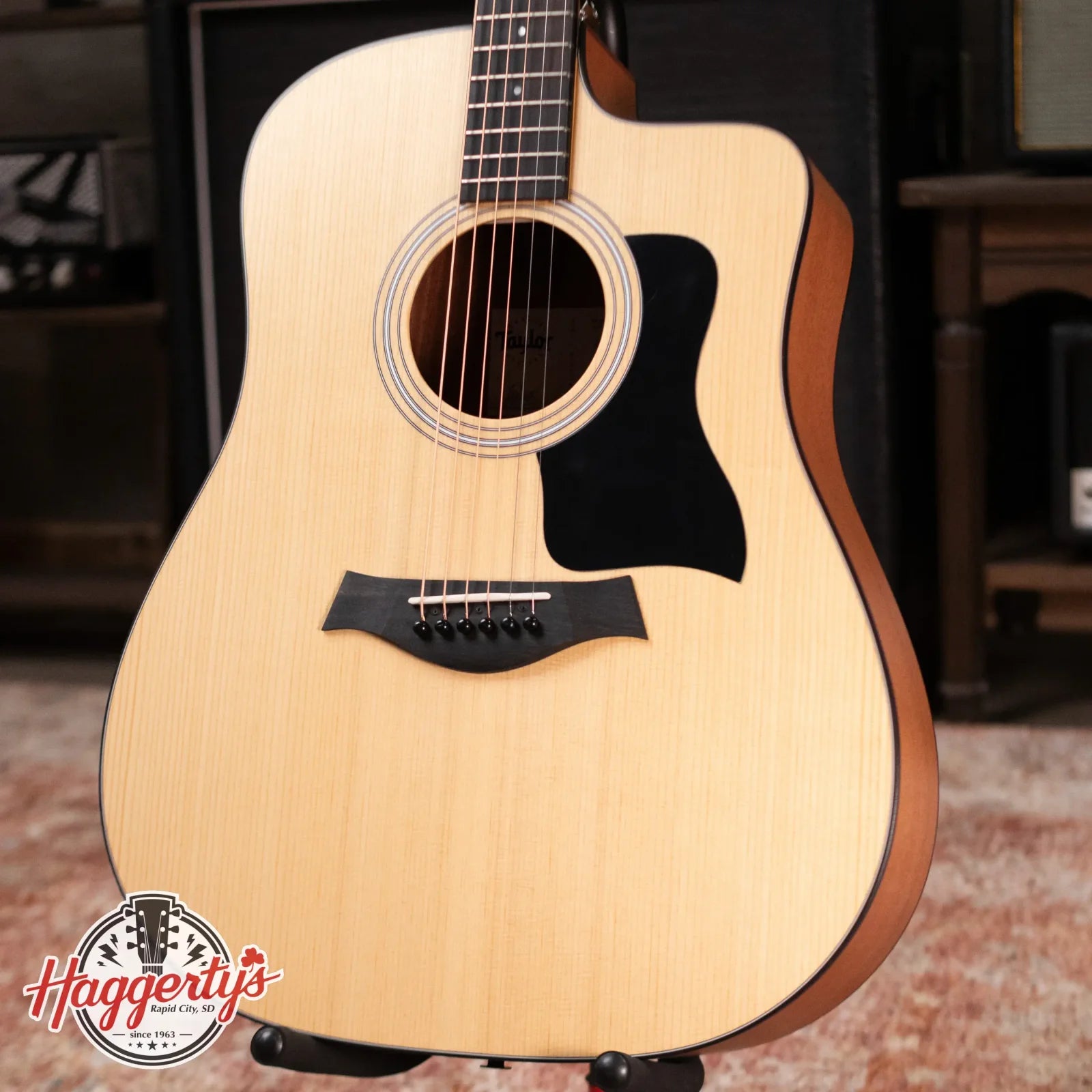 Taylor 110ce Dreadnought Acoustic/Electric Guitar with Gig Bag - Factory Demo