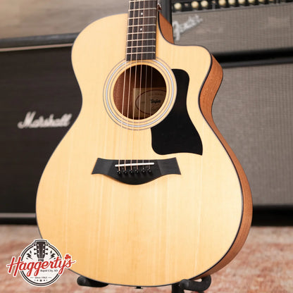 Taylor 112ce Grand Concert Acoustic/Electric Guitar with Gig Bag - Demo