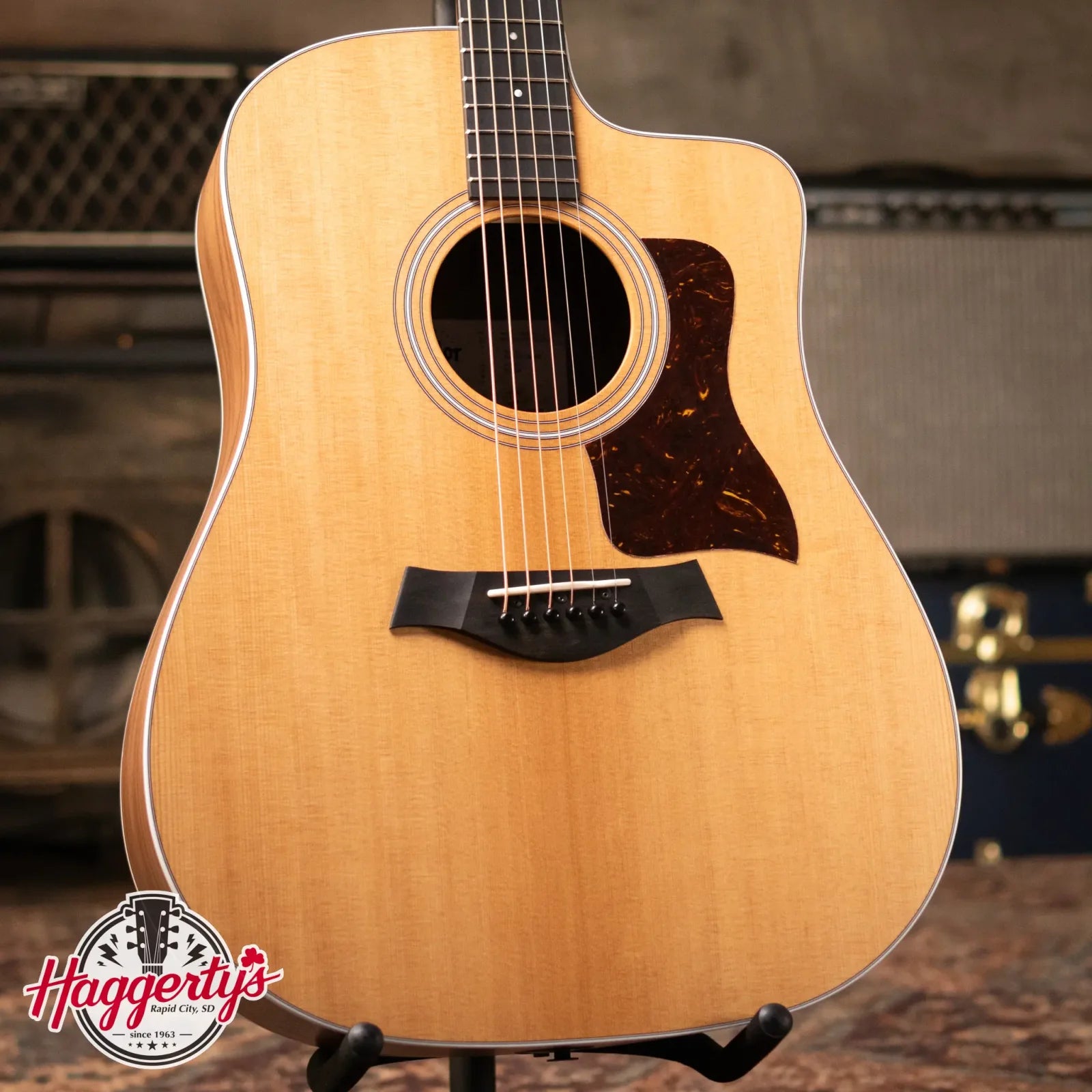 Taylor 210ce Dreadnought Acoustic/Electric with Gig Bag - Factory Demo