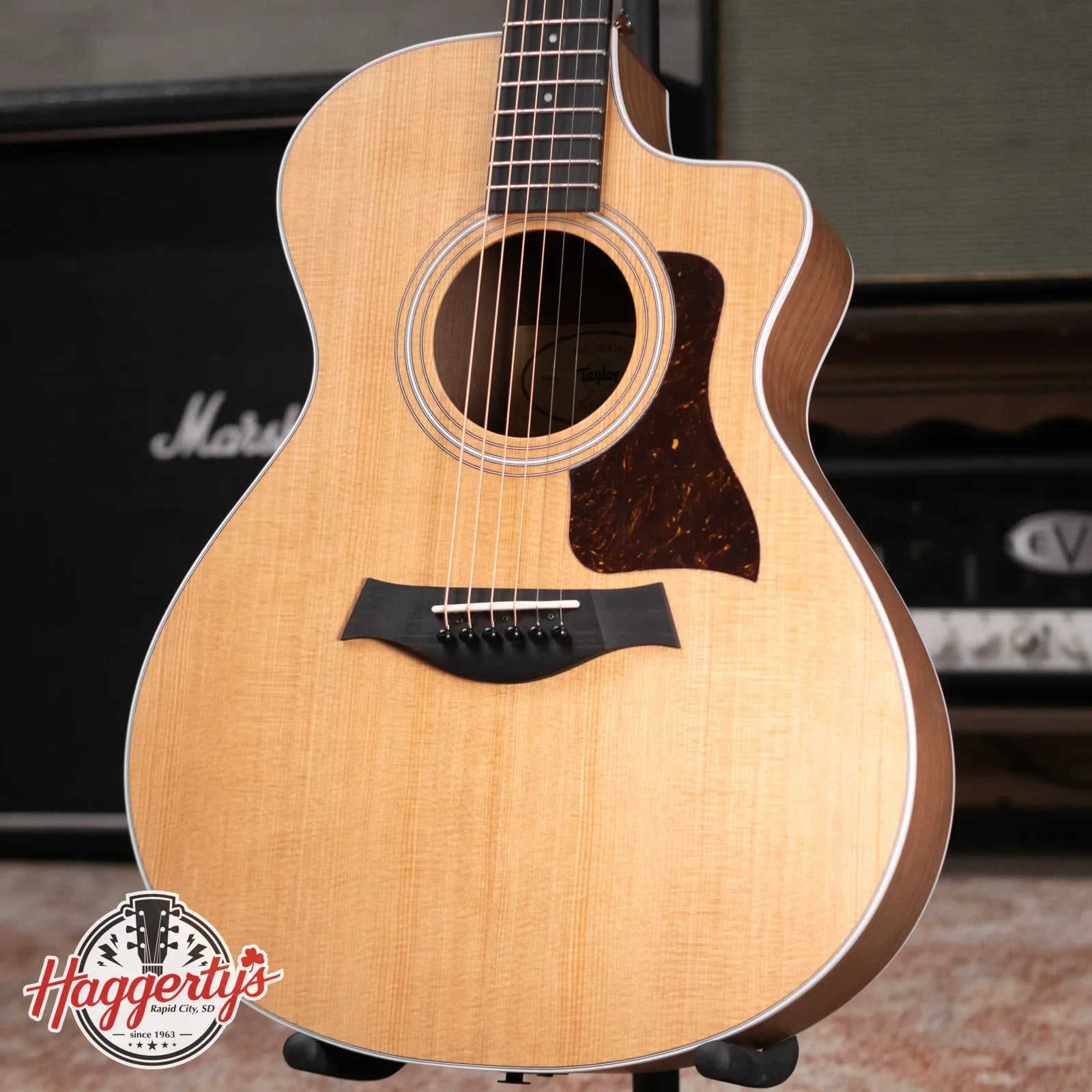 Taylor 212ce Grand Concert Acoustic/Electric Guitar with Gig Bag - Factory Demo