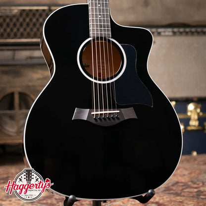 Taylor 214ce-BLK Plus Grand Auditorium Acoustic/Electric with Aerocase - Factory Demo