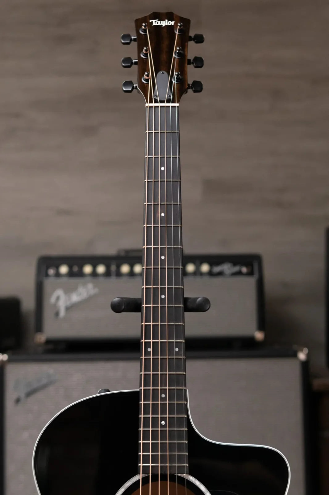 Taylor 214ce-BLK Plus Grand Auditorium Acoustic/Electric with Hardshell Case - Factory Demo