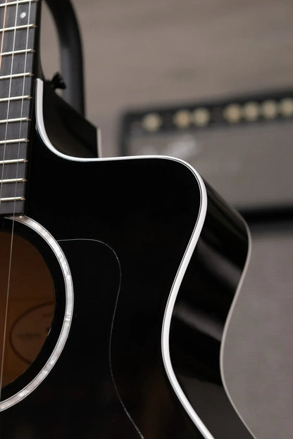 Taylor 214ce-BLK Plus Grand Auditorium Acoustic/Electric with Hardshell Case - Factory Demo