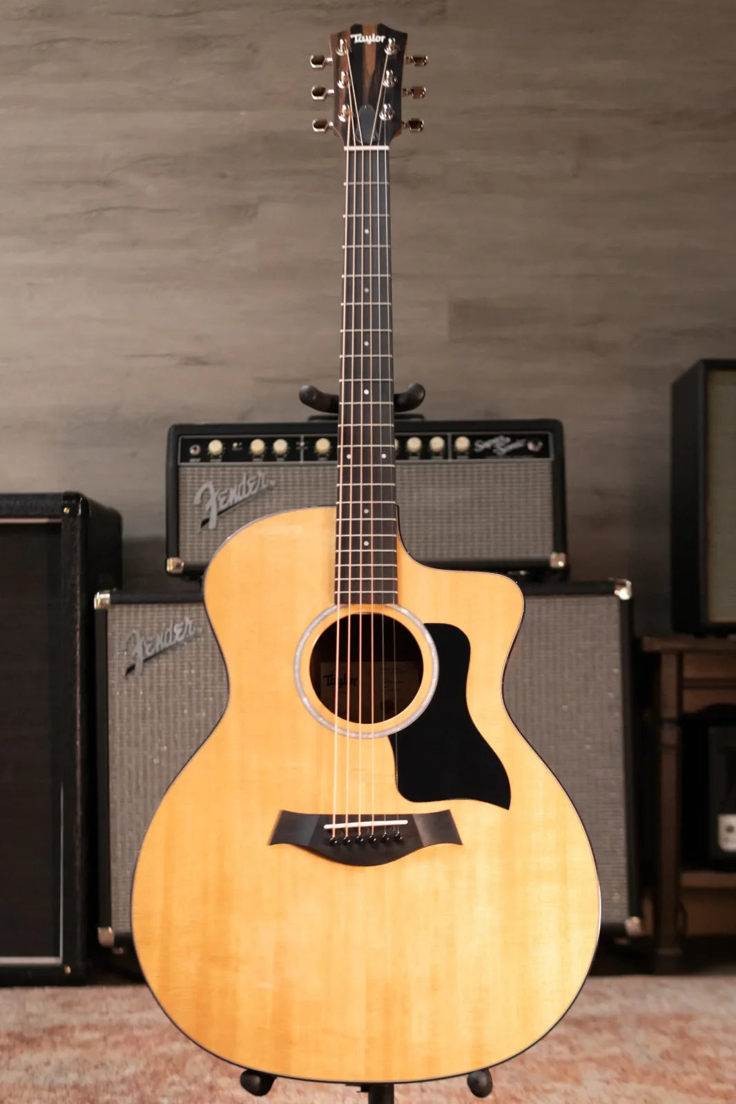 Taylor 214ce Plus Grand Auditorium Acoustic/Electric with AeroCase - Floor Model Demo