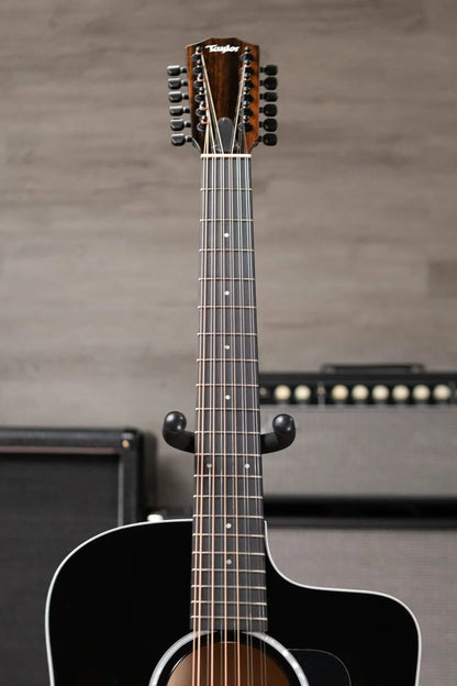 Taylor 250ce-BLK Plus 12-String Acoustic/Electric with Aerocase - Factory Demo