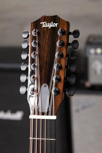 Taylor 250ce-BLK Plus 12-String Acoustic/Electric with Aerocase - Factory Demo