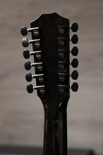 Taylor 250ce-BLK Plus 12-String Acoustic/Electric with Aerocase - Factory Demo