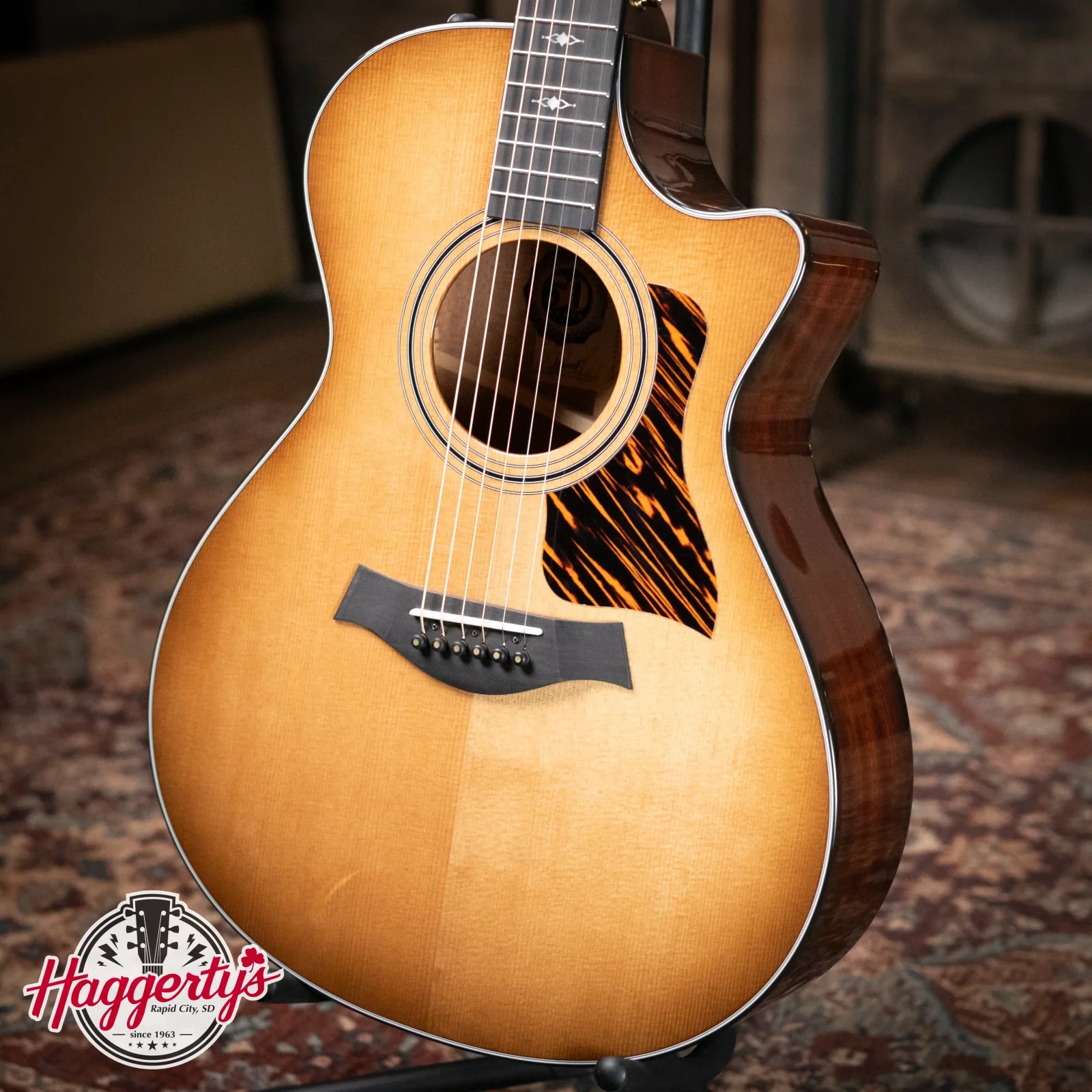 Taylor 312ce LTD 50th Anniversary Grand Concert Acoustic/Electric - Shaded Edge Burst with Hardshell Case