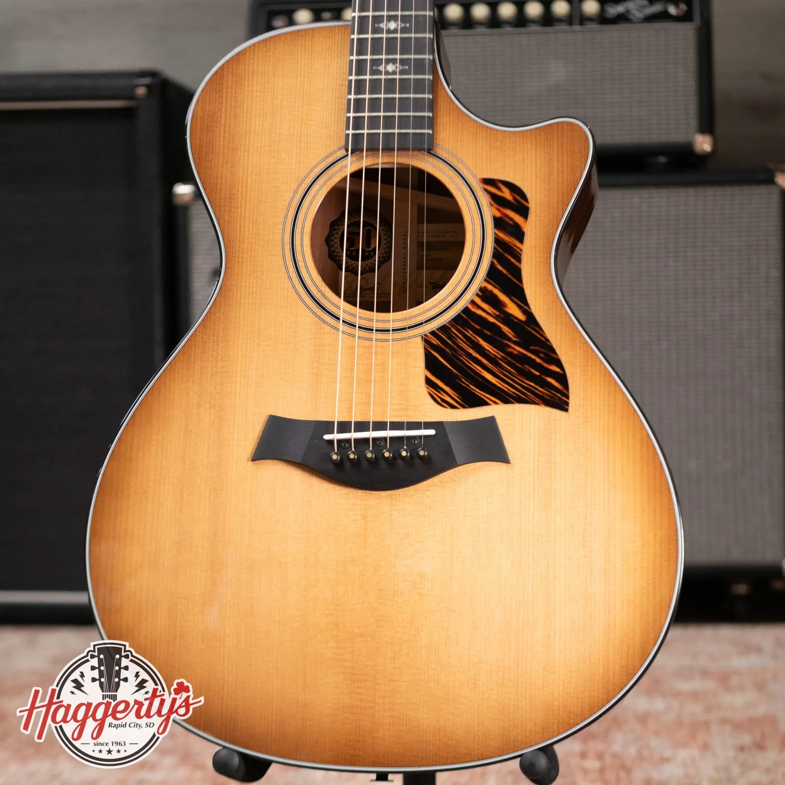 Taylor 312ce LTD 50th Anniversary Grand Concert Acoustic/Electric - Shaded Edge Burst with Hardshell Case