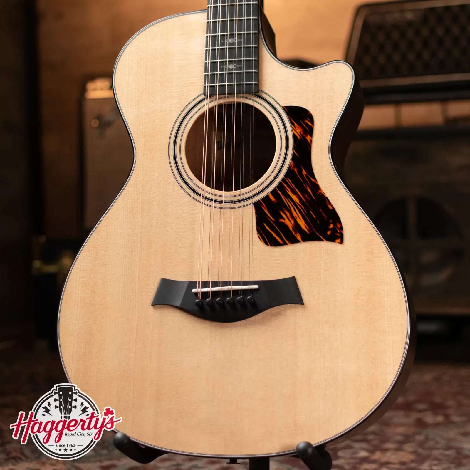 Taylor 352ce Grand Concert 12-String Acoustic/Electric Guitar with Hardshell Case