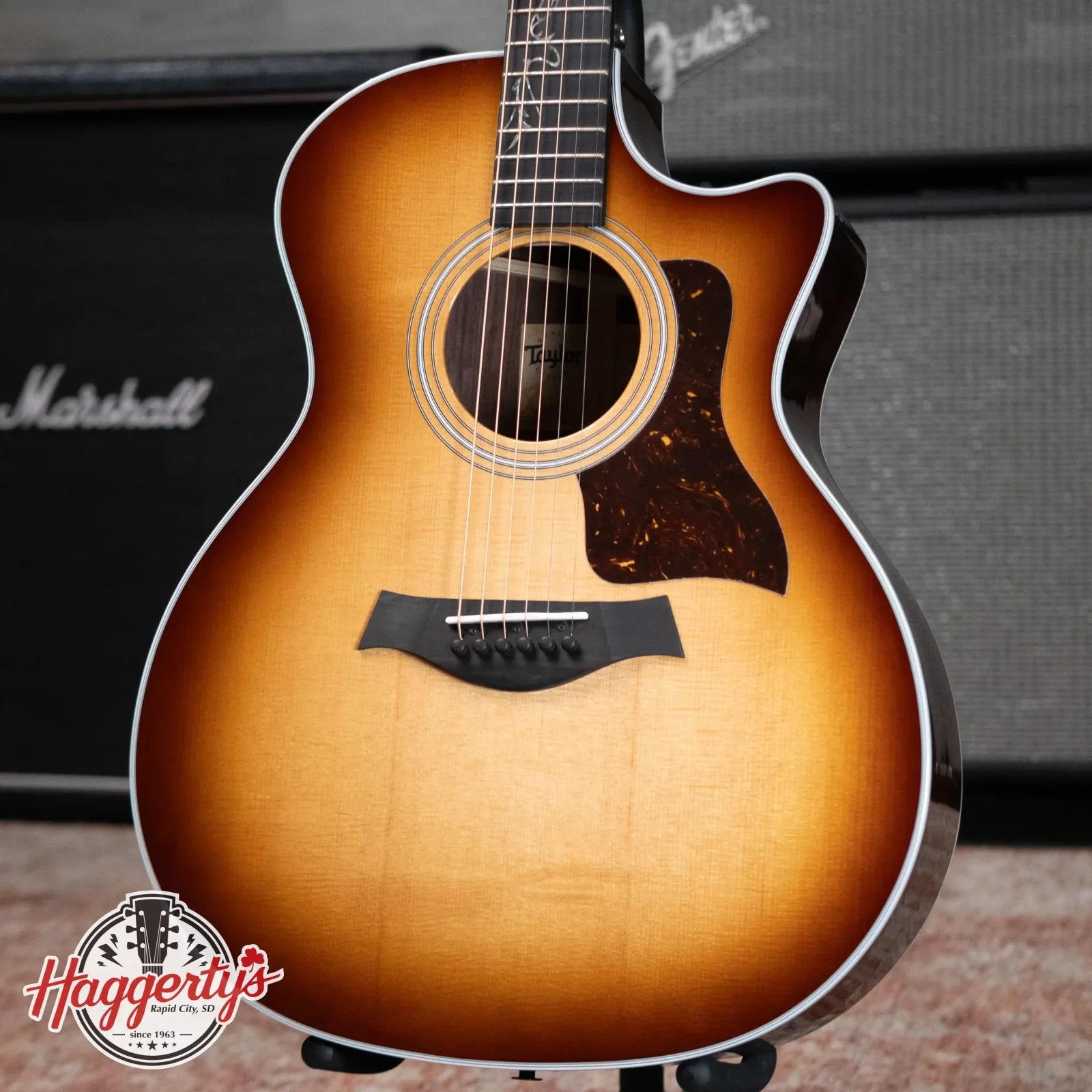 Taylor 414ce-R LTD Rosewood Grand Auditorium Acoustic/Electric Guitar - Shaded Edgeburst Top with Hardshell Case