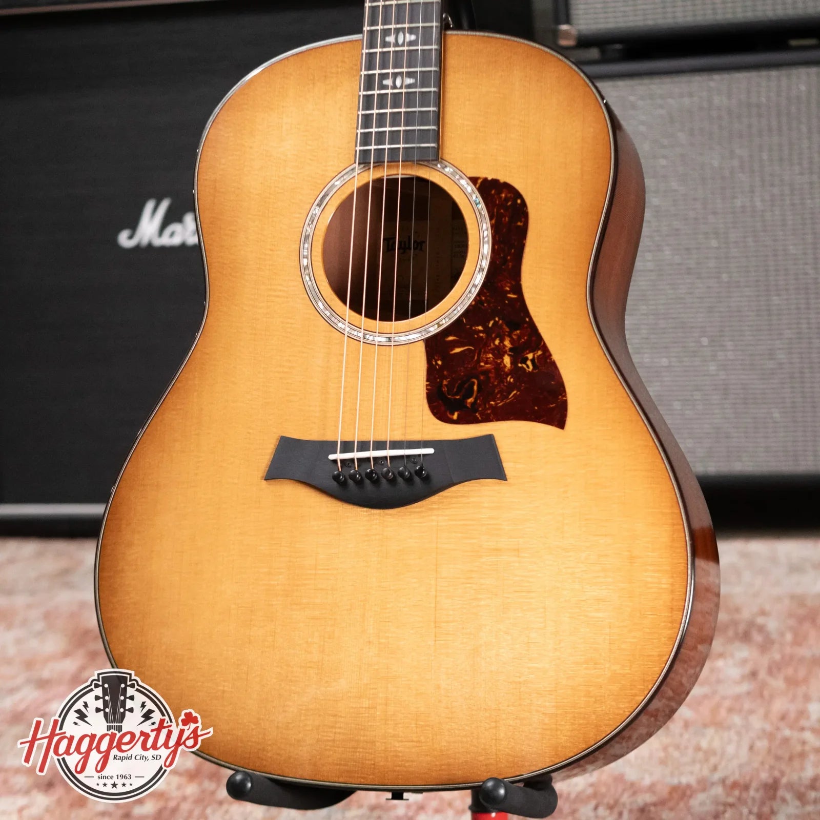 Taylor 517e Grand Pacific Acoustic/Electric with Hardshell Case - Factory Demo