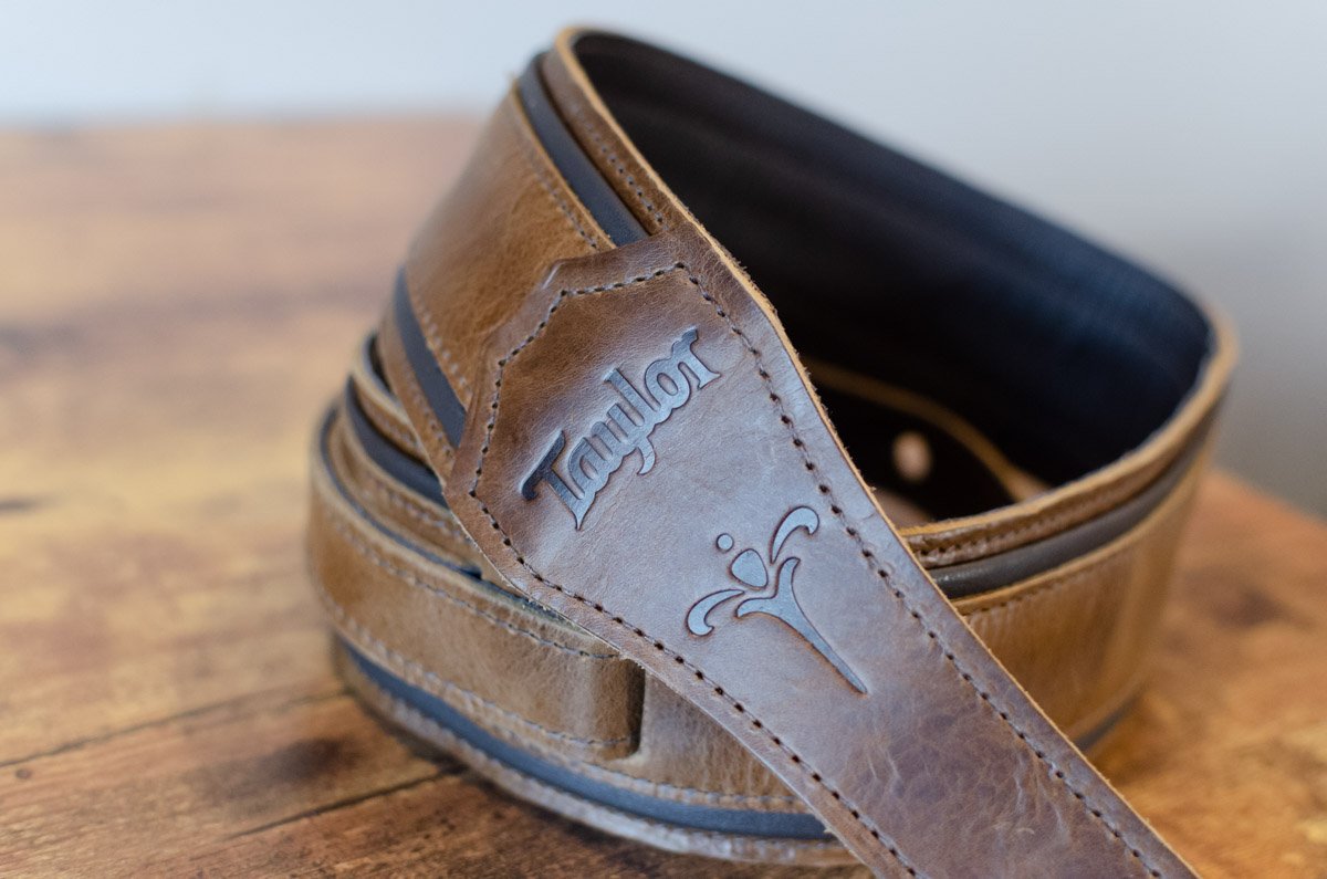 Taylor Fountain Strap, Leather, 2.5", Weathered Brown