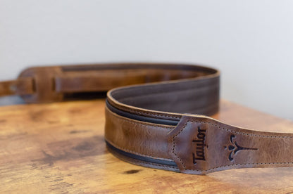 Taylor Fountain Strap, Leather, 2.5", Weathered Brown
